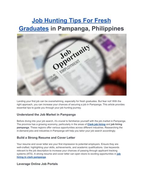 fresh graduate jobs in pampanga|Fresh graduates pampanga Full Time Jobs .